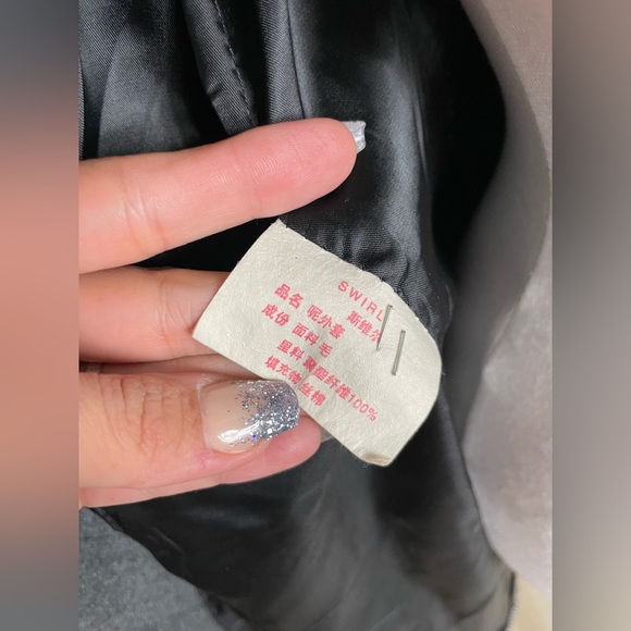 Unique Vintage Long Coat by SWIRL Sisters Fortune - Gray - Picture 7 of 10